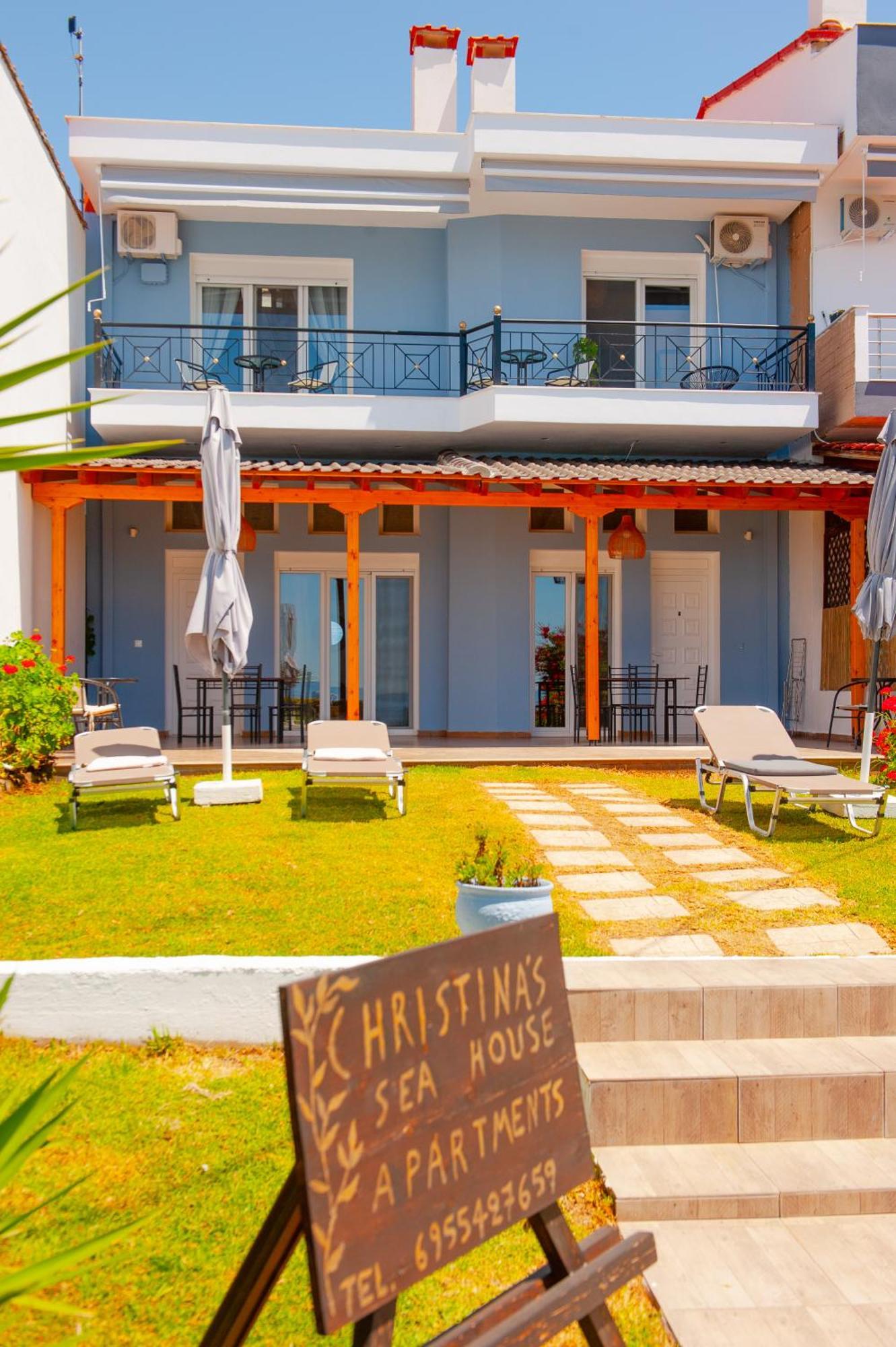 Апартаменти Christina'S Sea House Нікіті Екстер'єр фото